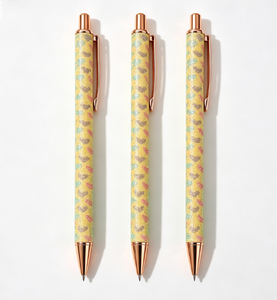 Bolígrafo de Metal con Purpurina en Forma de Corazón, Duradero y de Primera Calidad, Escritura Suave, para Regalos Promocionales, Bodas y Fiestas - Product Image 1