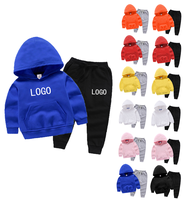 Conyson Bunte Kinderkleidung Herbst Langarm Baumwolle Kapuzenpullover Kinder Outfits Trainingsanzug Kleinkind Jungen Sweatanzug
