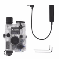 Chasse en plein air Rouge Vert Tactique Red Dot Sight Portée Laser Sight Avec Lampe De Poche