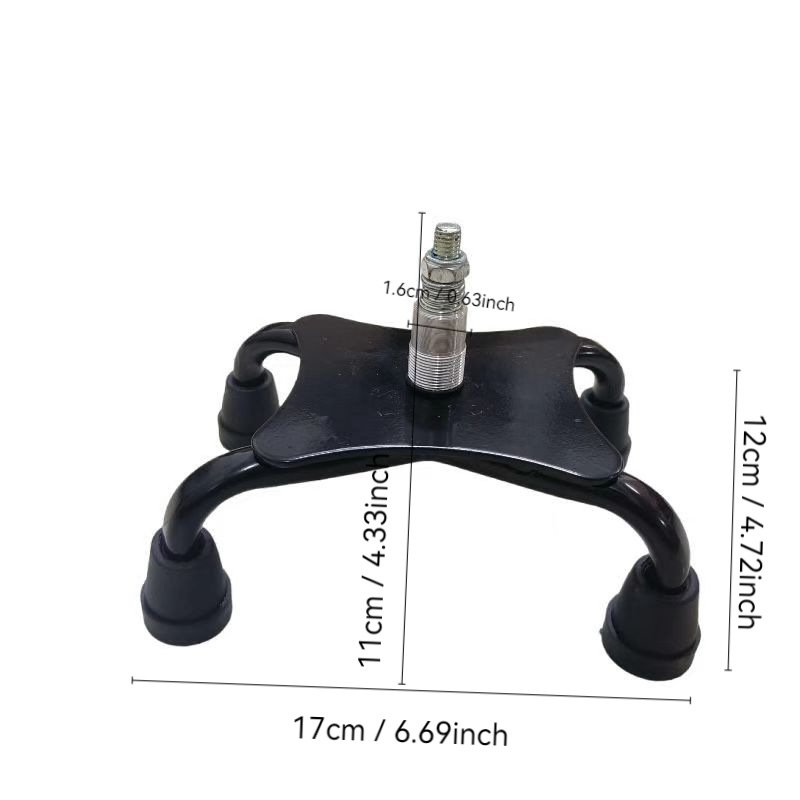 Quatre pattes en forme de gong