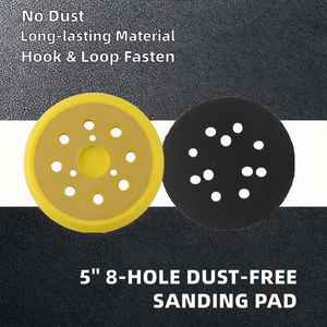 Plaque de ponçage abrasive sans poussière à 8 trous et <span class=keywords><strong>4</strong></span> boulons de 5 pouces - Plaque de polissage |   OEM disponible - Product Image 2