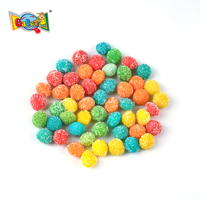 Bonbons acidulés enrobés de sucre, saveurs fruitées mélangées, bonbons à mâcher en bouteille, version Warheads, vente en gros, OEM