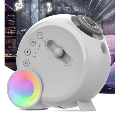 USB Night Star Light LED Projector, 13 in 1 Meteor Galaxy Projector, Room Starry Sky Projection Lamp with White Noises