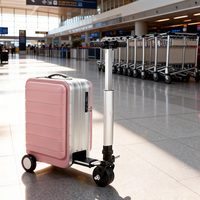 Valise intelligente de 20 pouces approuvée par les compagnies aériennes - Valise motorisée à 12 km/h avec 14 km