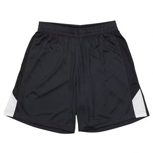 Pantalones Cortos de Fútbol Unisex HEALY Premium - 100% Poliéster, Transpirables para Verano, Cintura Elástica, Negros Lisos, con Logotipo Personalizado, para Deportes y Gimnasio - Product Image 1