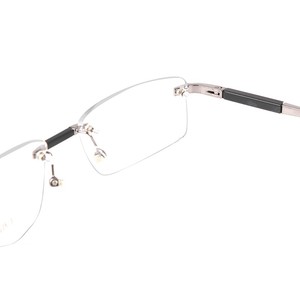 <span class=keywords><strong>Montatura</strong></span> per <span class=keywords><strong>Occhiali</strong></span> da Vista <span class=keywords><strong>Senza</strong></span> <span class=keywords><strong>Montatura</strong></span> in Titanio da Uomo, Design di Marca, per Miopia, Stile Business - Product Image 5