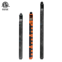 Fabricant 18/24 ports unité de distribution d'énergie universelle 3 phases 63A 125A compteur Smart PDU C19 prise PDU avec disjoncteur