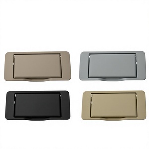 Pare-soleil rétractable en plastique noir pour Mercedes Benz, miroir de courtoisie 185mm x 90mm, pour ML GL R Class W215 W164 - Product Image 5