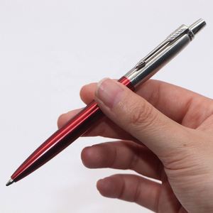 Stylo bille en métal fantaisie en gros, gravure de logo personnalisée, en acier inoxydable massif, fournisseur de luxe pour entreprises, rechargeable, écriture fluide - Product Image 4