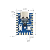 Placa de desarrollo RP2040-Zero Mini para microcontrolador de doble núcleo