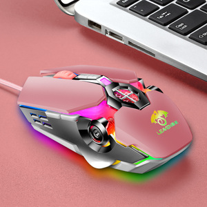 Crack S-Serie Rechtshänder Kabelgebundene USB-<span class=keywords><strong>Maus</strong></span> mit 3200 DPI, RGB-Hintergrundbeleuchtung, Leuchtende <span class=keywords><strong>Maus</strong></span> für Spiele, Wettkämpfe, Live-Übertragungen, Büro und Lernen - Product Image 4