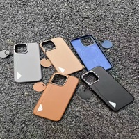 Couverture en cuir de nouveau design pour étui de téléphone portable iphone Protection complète avec étuis de téléphone portable de luxe Kickstand