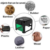 Graveur Laser CNC 3000mw, Mini USB, BL, Machine à graver pour Logo de bureau, travail du bois, routeur à bois 80x80mm