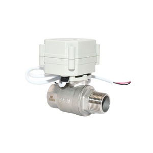 Electric Ball Valve 3/4 In Stainless Steel Water Air Normal Temp Three <b>Wire</b> Two <b>Control</b> For Ac Floor Heating - Product Image 5