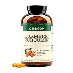 Píldoras de Cúrcuma de Alta Potencia con BioPerine para la Flexibilidad de las Articulaciones y la Salud Muscular, Suministro al por Mayor de Marca Privada - Product Image 1