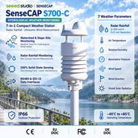 Station météo ultrasonique SenseCAP S700-C 7-en-1 IP66 RS485 pour la surveillance hydrologique et météorologique