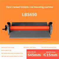 Machine à plastifier manuelle 650 mm, plastifieuse à froid à manivelle