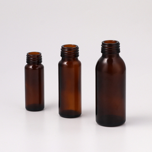 30ml 50ml 100ml ambra <span class=keywords><strong>Pharma</strong></span> flacone di vetro liquido orale con tappo in alluminio per la medicina sciroppo liquido - Product Image 3