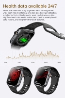 Montre connectée OEM H800 de haute qualité avec écran AMOLED de 2,06 pouces, prise en charge du GPS, du NFC, des appels Bluetooth, des appels vidéo, de la surveillance de la fréquence cardiaque et du sommeil