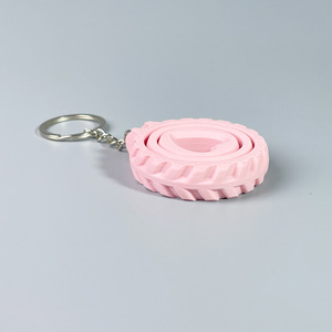 Mới Đến 3D In Ấn Tiện Ích Thời Trang Kim Loại Ngón Tay Xoay Đồ Chơi Lốp Hình Dạng 360 Xoay Xe Đồ Chơi <span class=keywords><strong>Keyring</strong></span> - Product Image 6