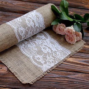 Cotton Blend Colorful Embroidery Table Runner - Product Image 1