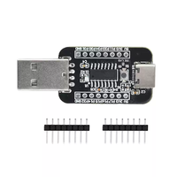 Placa de Desarrollo H552 con Chip CH552G, Microcontrolador 51, Módulo de Conversión Analógico-Digital (ADC) Integrado