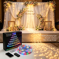 Guirlande lumineuse LED étanche IP44 pour décoration de Noël, bande lumineuse féerique, alimentation USB, réglage de la quantité de lumière, lumières RGB