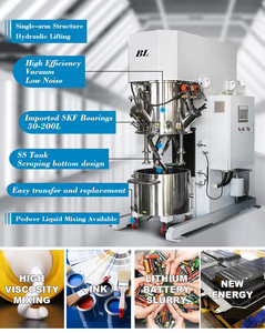 Berlon tự động công suất cao đôi hành tinh chân không trộn điện tử dán nóng chảy dính giàn đôi hành tinh trộn - Product Image 2