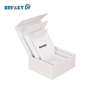 Tùy chỉnh in logo của riêng bạn sản xuất nam châm Trắng môi kích thước khác nhau giấy hiện tại Bao bì hộp cho món quà - Product Image 6