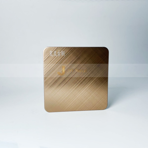 Placa de Acero Inoxidable JIS 304 Acabado No.4, 0.5-0.8mm x 3050mm, Cepillada para Aplicaciones Decorativas de Corte y Doblado en Paredes/Techos - Product Image 3