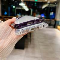 Hot Cheap Transparent 2 en 1 TPU + PC Téléphone étui pour samsung A17 A56 A36 A55 A35 A15 A54 A34 A52 A16 A26 A23 A33 Couverture Arrière
