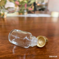 Flacon roll-on en verre 10 ml, flacon à bille roulante en verre 10 ml