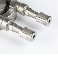 Nouveau brûleur de cuisinière à gaz pour barbecue de camping en plein air, 35000 BTU/25000 BTU, résistance à la chaleur, acier inoxydable 304, brûleur puissant