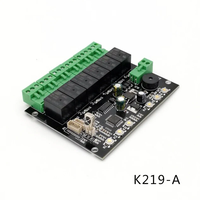 Carte de commande à distance infrarouge programmable à relais multiples et empreintes digitales Baixinda K219-A