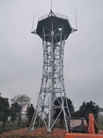 Tour d'observation autoportante en acier galvanisé avec couleur personnalisable, pompe pneumatique de levage, hauteur de 20 à 50 m