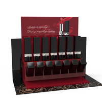 Présentoir de table en acrylique personnalisable pour comptoir de cosmétiques de rouge à lèvres pour centres commerciaux et magasins de cosmétiques