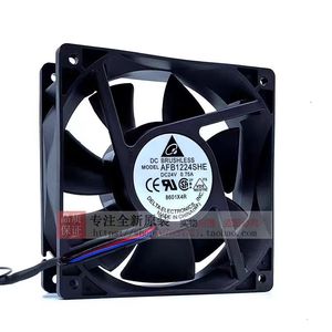 Ventilador sin Escobillas Delta AFB1224SHE DC de 120 mm, 24 V, 0.75 A, Refrigeración por Inversor - Product Image 1