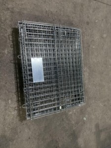 กรงเก็บของแบบพับได้ ทนทาน ใช้ซ้ำได้ รับน้ำหนักได้มาก ชุบกัลวาไนซ์ - Product Image 5