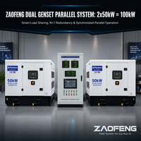 Generator Diesel 50kW 62.5kVA dengan Enclosure Kedap Suara, Didukung Mesin Perkings, Dilengkapi Tangki Besar 12 Jam