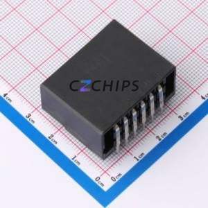 HC-3810-2*6AW-05 Wire-to-Board Pin Header Bent Lead Through Hole,P=3.81mm Connector 2x6P 3.81mm Right Angle Insert 12P - Product Image 2