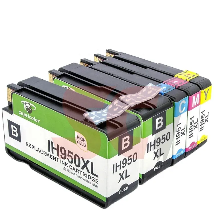 Supricolor Tinta 950 Tinta Warna Kompatibel untuk Cartucho HP 950XL Pro 8600 Pencetak