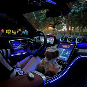 Difusor de Aire Acondicionado LED de 64 Colores para <span class=keywords><strong>Mercedes</strong></span> Benz <span class=keywords><strong>Clase</strong></span> C W206 S206 2022+ Salida de Aire Turbo con Luz Ambiental - Product Image 2