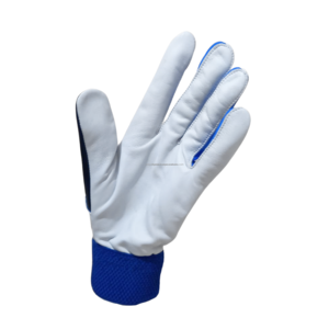 Gant de softball pour gaucher SCS061, fabriqué en cuir véritable sur mesure – idéal pour les lanceurs et les amateurs de frappe en extérieur. - Product Image 2