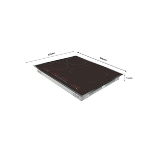 Vente chaude de plaque à induction de haute qualité interrupteur unique onduleur 3 têtes intégré cuisinière à induction EMC - Product Image 3
