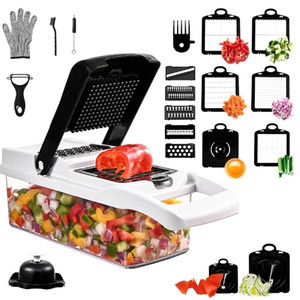 Factory Direct China Portable Mini Food Chopper Manual Kitchen Food Chopper Stainless Steel Cutter - Product Image 1