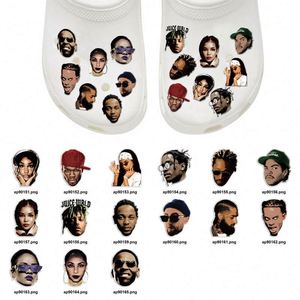 Famoso Charm para Zapatos de Noche de Halloween, Máscara Blanca de Terror, Charm Decorativo para Zuecos, Charms de PVC Horripilantes para el Día de Todos los Santos - Product Image 2