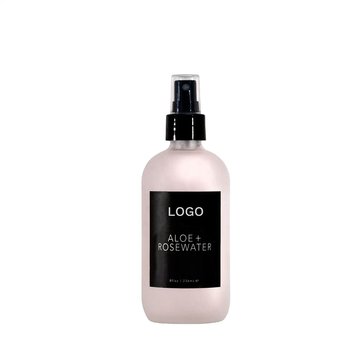 Spray toner per etichette Private nebbia tonica rinfrescante e lenitiva con acqua di cocco rosa Aloe e acqua di rose spray per tutta la pelle