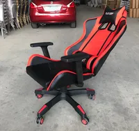 Chaises de bureau pour joueurs chaise d'ordinateur pour jeux vidéo bureau avec repose-pieds led