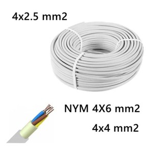 Câble électrique en cuivre avec isolation en PVC, tension nominale 750V, dimensions AWG 2,5 mm <span class=keywords><strong>H07vu</strong></span>/H07vk/H07vr - Product Image 2