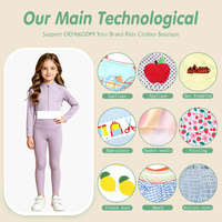 Ensemble de yoga personnalisé pour filles : haut court zippé à manches longues et leggings taille haute – ODM/OEM – Idéal pour la danse, la course, la gym et le quotidien – Vêtements de sport